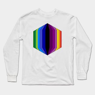 Colorful hexagon Long Sleeve T-Shirt